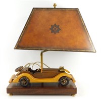 ** Vintage Maitland and Smith Wooden Car Lamp