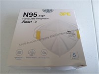 Sealed pack of 5 N95