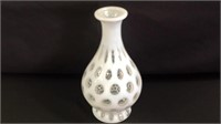 10 inch art glass vase