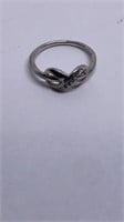 CZ infinite loop ring marked c, size 5