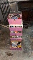 Sewing kit and sewing cabinet