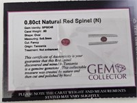 .80ct Natural Red Spinel (N)