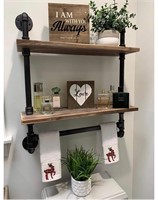 NEW $94 (29") 2-Tier Wall Shelf