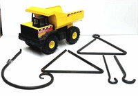 Tonka Truck and 11" Dinner Iron Triangle