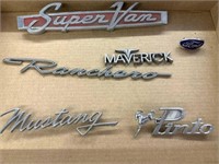 Vintage Ford Car Emblems : SuperVan, Maverick,