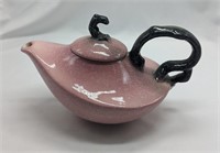 MCM Hull Royal Art Genie Pink & Black Teapot