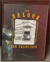 “The Saloon” San Francisco Framed T-Shirt
