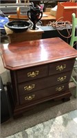 Kincaid two drawer bedside chest , Chippendale