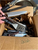 box of knives mixture, case of brand new knives