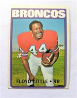 1972 Topps Floyd Little HOF Broncos Card #50