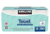 12-Pk Kirkland Signature 2-ply Paper Towels