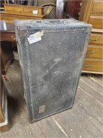 Early Metal shipping trunk