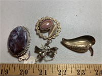 3 vintage pins