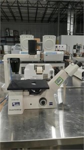 Zeiss Inverted Microscope With (3) Objectives