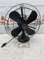 Working vintage GE oscillating, electric fan