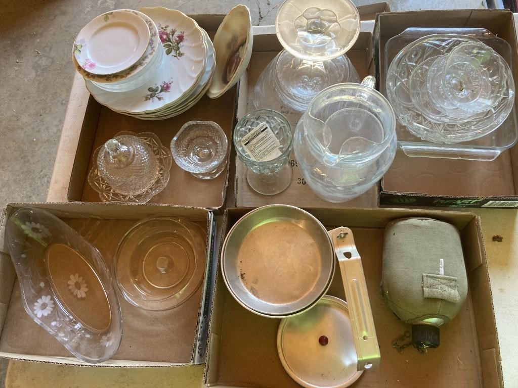 Glassware lot and mess kit