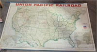 VTG. UNION PACIFIC MAP OF THE UNITED STATES