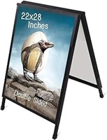 Outdoor A-frame Sidewalk Sign 22x28 Inch Sandwich