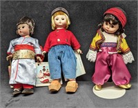 3 Madame Alexander Dolls Japan Netherlands Anatoli