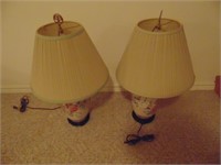 2 Decorative Lamps (26" high)
