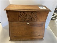 Antique Wood Bread Box
