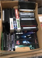 BOX OF ASSORTED DVDs