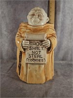 FRIAR MONK COOKIE JAR THOU SHALL NOT STEAL COOKIES
