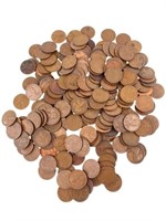 (200) Unsorted Lincoln Wheat Cents