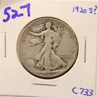 1920 S WALKING LIBERTY HALF DOLLAR COIN