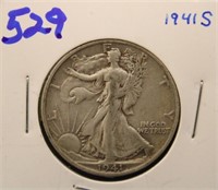 1941 S WALKING LIBERTY HALF DOLLAR