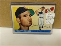 1955 Topps James Rhodes #1 Baseball Card