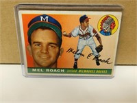 1955 Topps Melvin Roach #117 Baseball Card