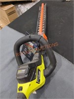 RYOBI 18v 22" Cordless Hedge Trimmer