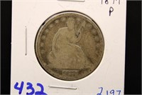 1877 P U.S. SEATED HALF DOLLAR