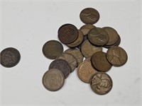 Lot of Wheat Penny Coins