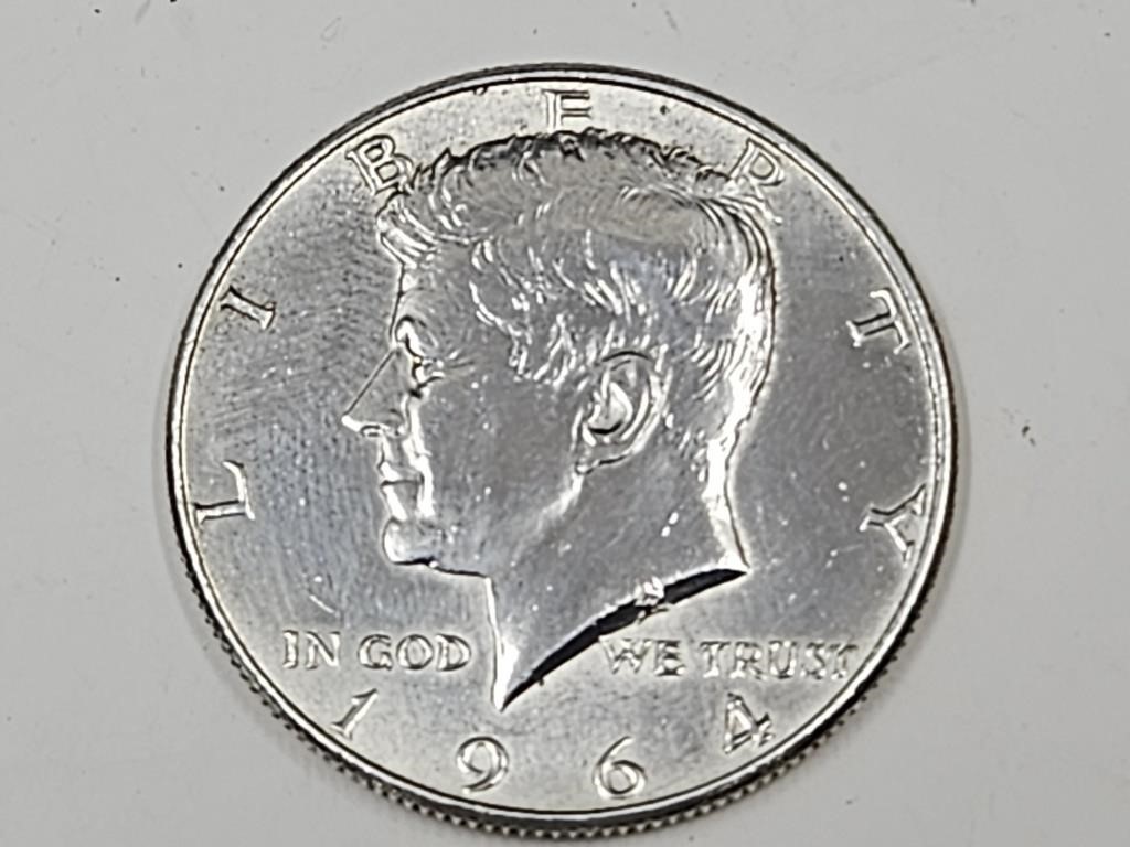 1964 Kennedy 1/2 & Silver Coin
