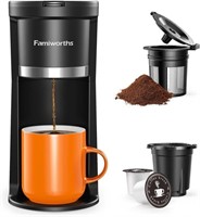 Famiworths Mini Coffee Maker Single Serve,