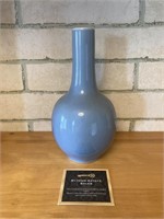 Pale Blue Ceramic Vase