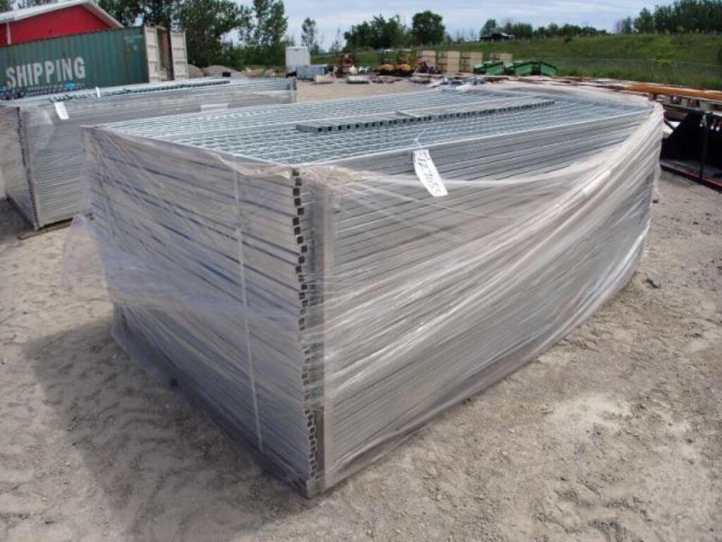 UNUSED Qty Of (40) 6 Ft x 10 Ft Galvanized