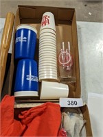 IU Plastic Glasses, Cleaning Rags, Other