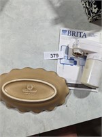 Pfaltzgraff Dish, Brita Water Filter