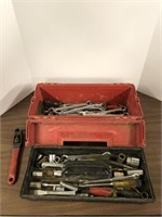 Toolbox full of wrenches