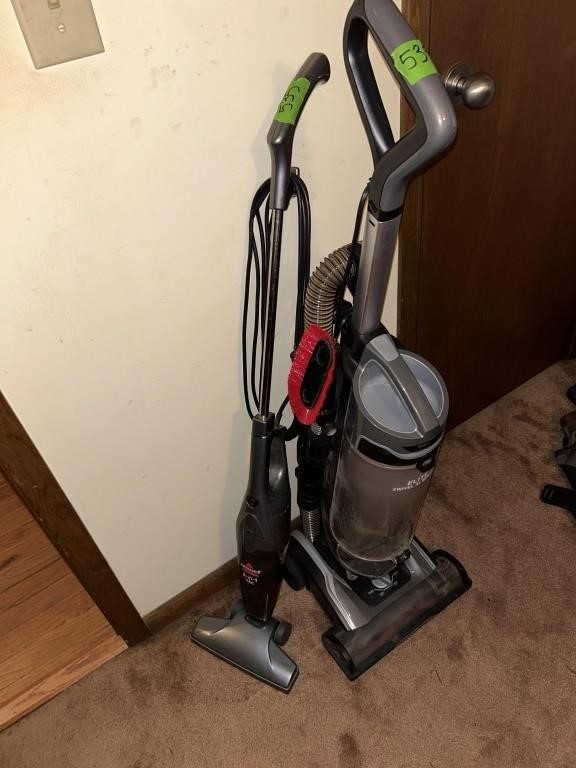 Max life system vacuum and Bissell 3 in 1 vacuum