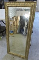 Metal Framed Mirror 19"x41