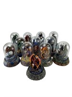 12 Hand Painted Micheal Whelan Dragons in a Dome