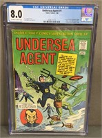 CGC 8.0 Undersea Agent #1 1966 Tower Comic Book