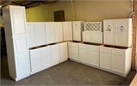 14 Pc Newport White Kitchen Cabinet Set