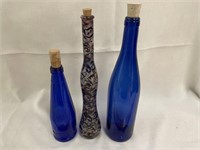 Bottles with corks