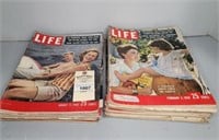 (20) 1955-59 LIFE MAGAZINES