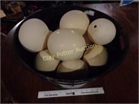 Tub of Ostrich Eggs